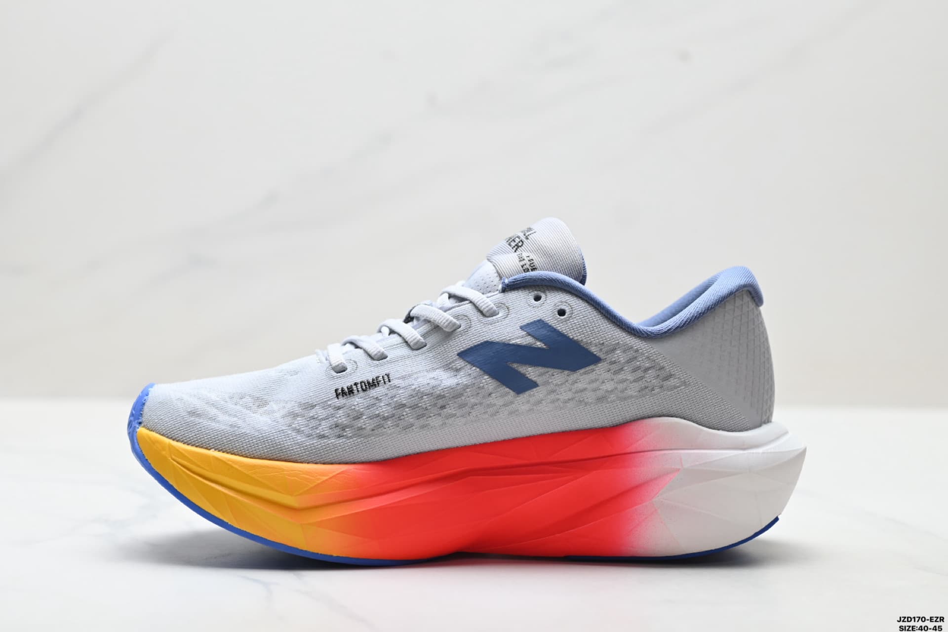 White & Rainbow New Balance FuelCell Reps Sneakers MFCXLK3 Running Shoes image 3