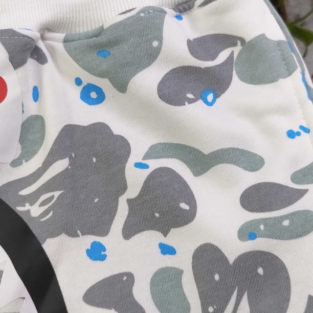 YUPOO Bape Glow Shark White Shorts reps clothing image 6