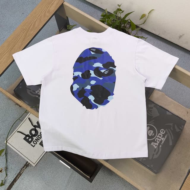 REP Bape Yellow Camo White T-Shirt Red LOGO REPS Clothing | Yupoo image 11