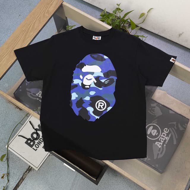REP Bape Yellow Camo White T-Shirt Red LOGO REPS Clothing | Yupoo image 12