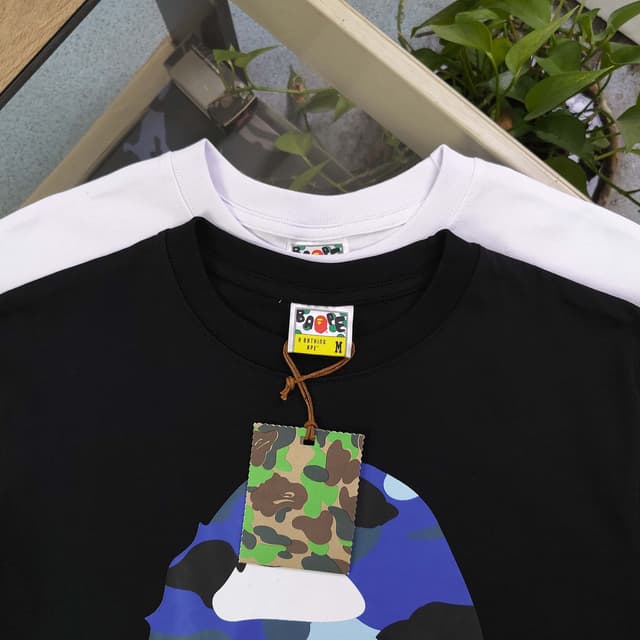 REP Bape Yellow Camo White T-Shirt Red LOGO REPS Clothing | Yupoo image 18