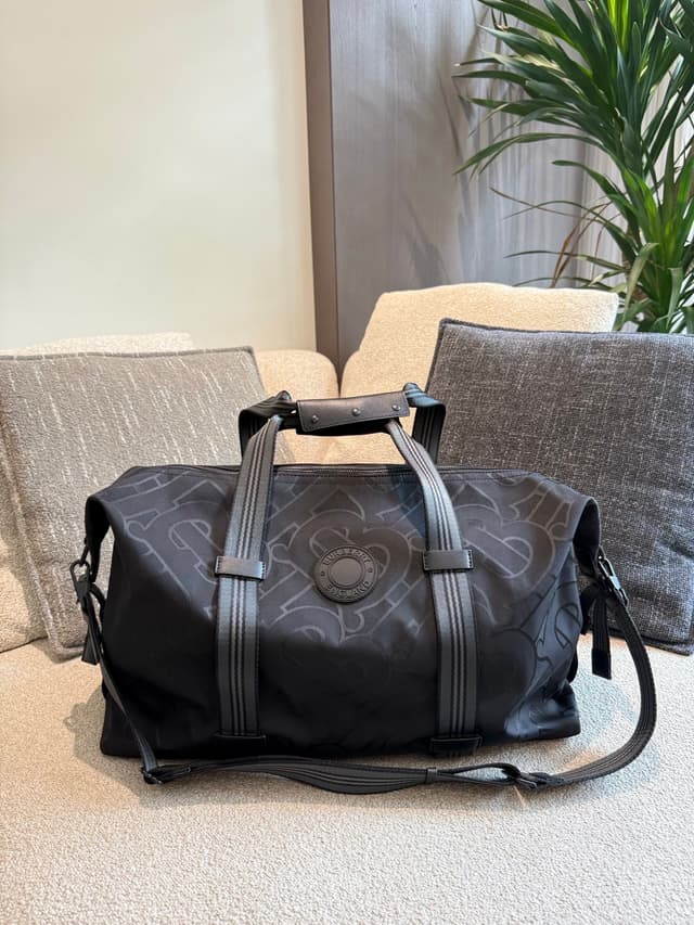 YUPOO Burberry New Unisex Travel Bag - Recycled Fabric & Leather, Spacious | Rep Bags image 1