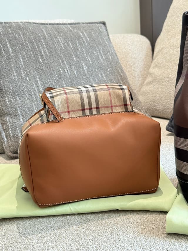 YUPOO Burberry Women's Classic Check Backpack - Spacious & Versatile | Rep Bags image 4