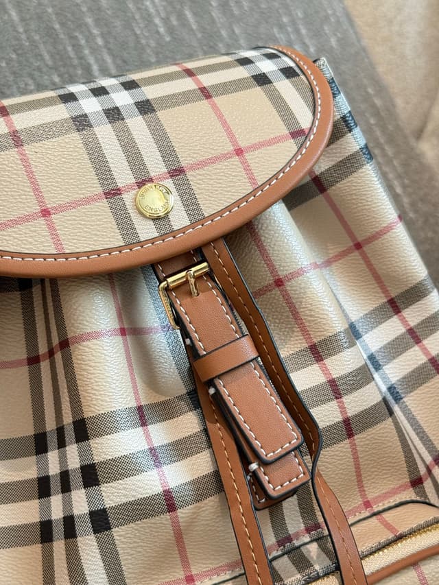 YUPOO Burberry Women's Classic Check Backpack - Spacious & Versatile | Rep Bags image 5