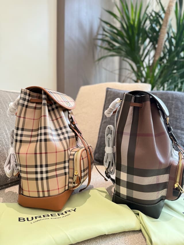 YUPOO Burberry Women's Classic Check Backpack - Spacious & Versatile | Rep Bags image 6