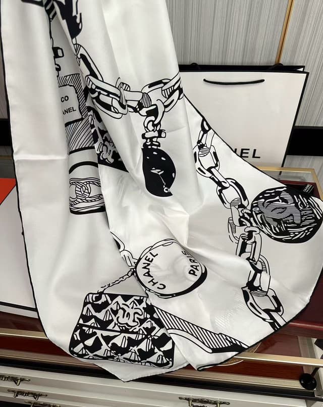 YUPOO Chanel Silk Scarf Luxury Accessory | Rep Clothing image 6
