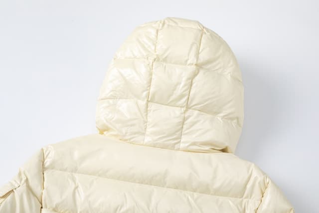 YUPOO Moncler Hooded Short Down Jacket Light Beige | Rep Clothing image 6