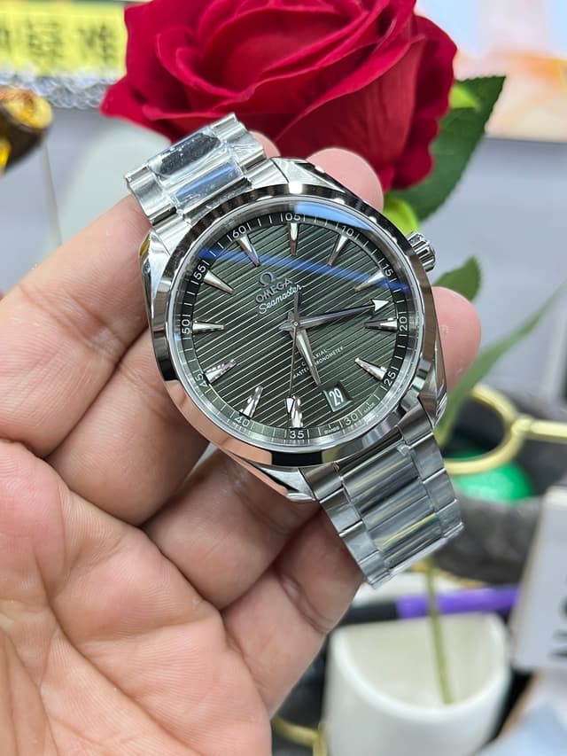 YUPOO Omega Green Seamaster 150 Series Watch Original Quality | Rep Watches image 9