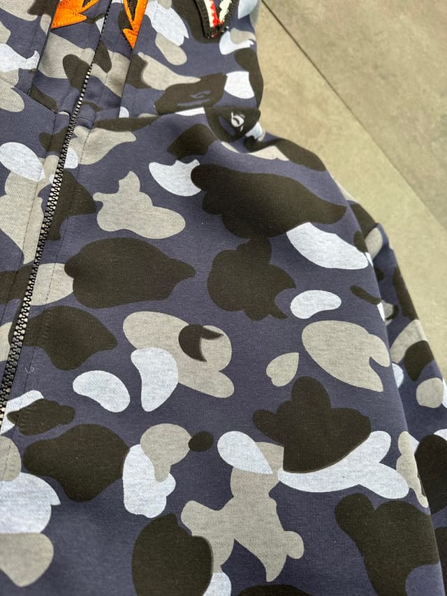 YUPOOPA BAPE Shark Camo Hoodie Reps Clothes | Yupoo image 2