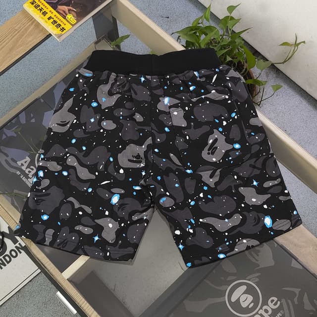 YUPOOPA Bape Glow Shark Black Shorts best quality reps clothes | Yupoo image 3