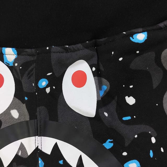 YUPOOPA Bape Glow Shark Black Shorts best quality reps clothes | Yupoo image 6