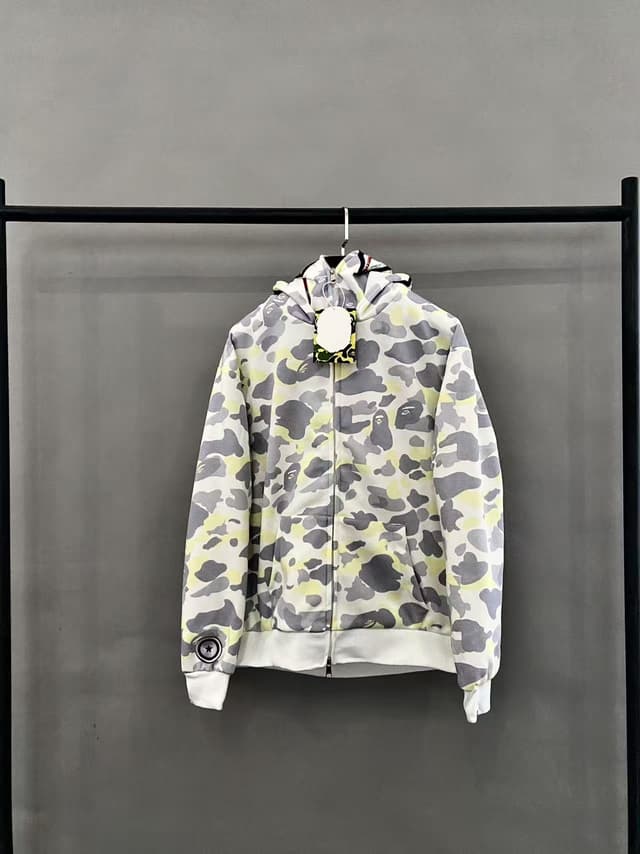 YUPOOPA Bape Shark Glow Hoodie REPS CLOTHES TOP Quality | Yupoo image 1
