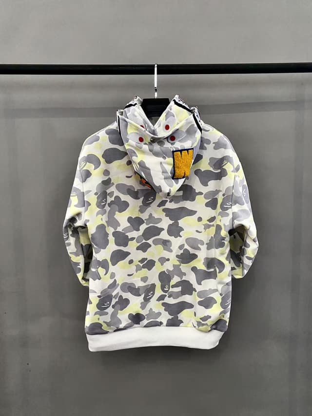 YUPOOPA Bape Shark Glow Hoodie REPS CLOTHES TOP Quality | Yupoo image 2