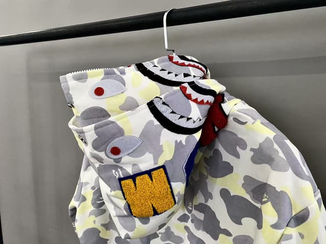 YUPOOPA Bape Shark Glow Hoodie REPS CLOTHES TOP Quality | Yupoo image 8