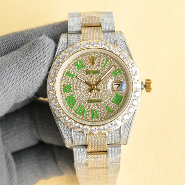 YUPOO Rolex Watch 35mm Diamond Oyster Perpetual | Rep Watches image 1