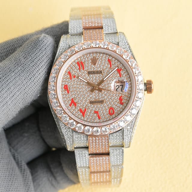YUPOO Rolex Watch Diamond Oyster Perpetual 3.5cm | Rep Watches image 2