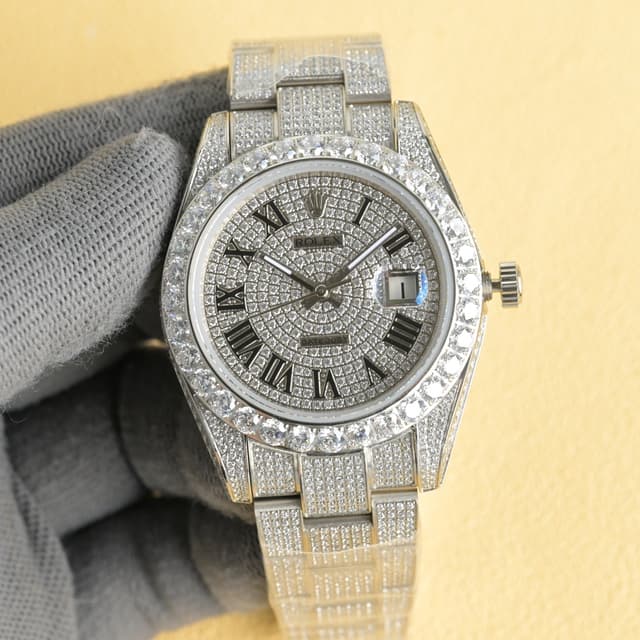 YUPOO Rolex Watch Diamond Oyster Perpetual 001 | Rep Watches image 2