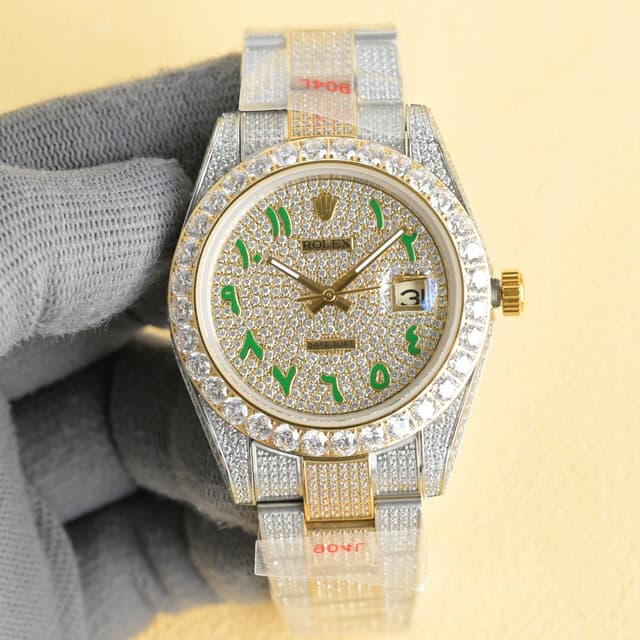 YUPOO Rolex Watch Diamond Oyster Perpetual 001 | Rep Watches image 3