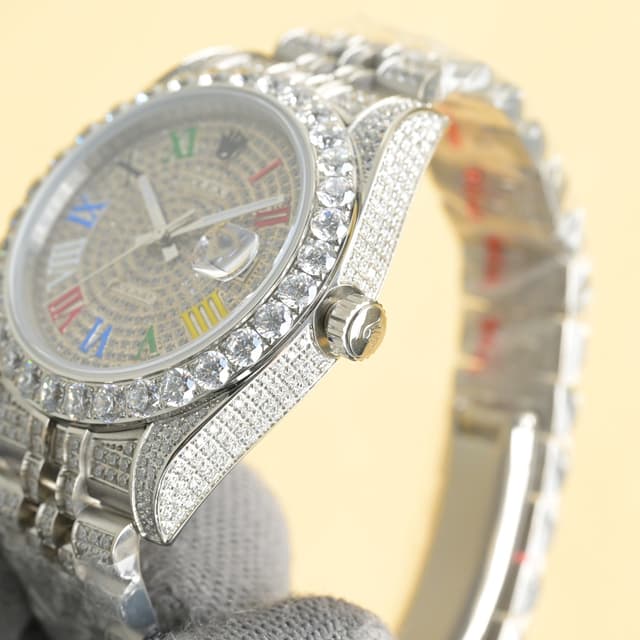 YUPOO Rolex Watch Diamond Oyster Perpetual 001 | Rep Watches image 6