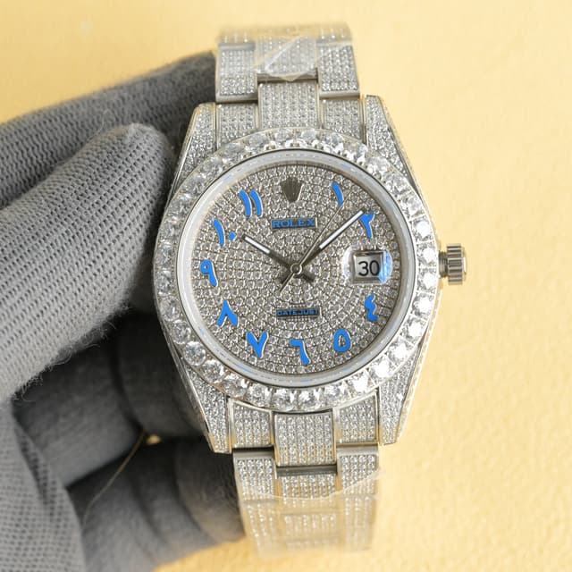 YUPOO Rolex Watch Diamond Oyster Perpetual 001 | Rep Watches image 5