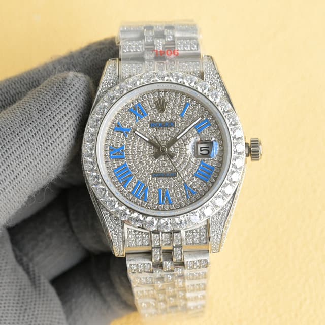 YUPOO Rolex Watches Diamond Oyster Perpetual 35mm | Rep Watches image 1
