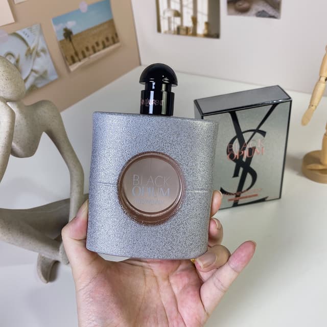 YUPOO YSL Luxury brand perfume Black Black Opium Glitter | Rep Cosmetics image 2