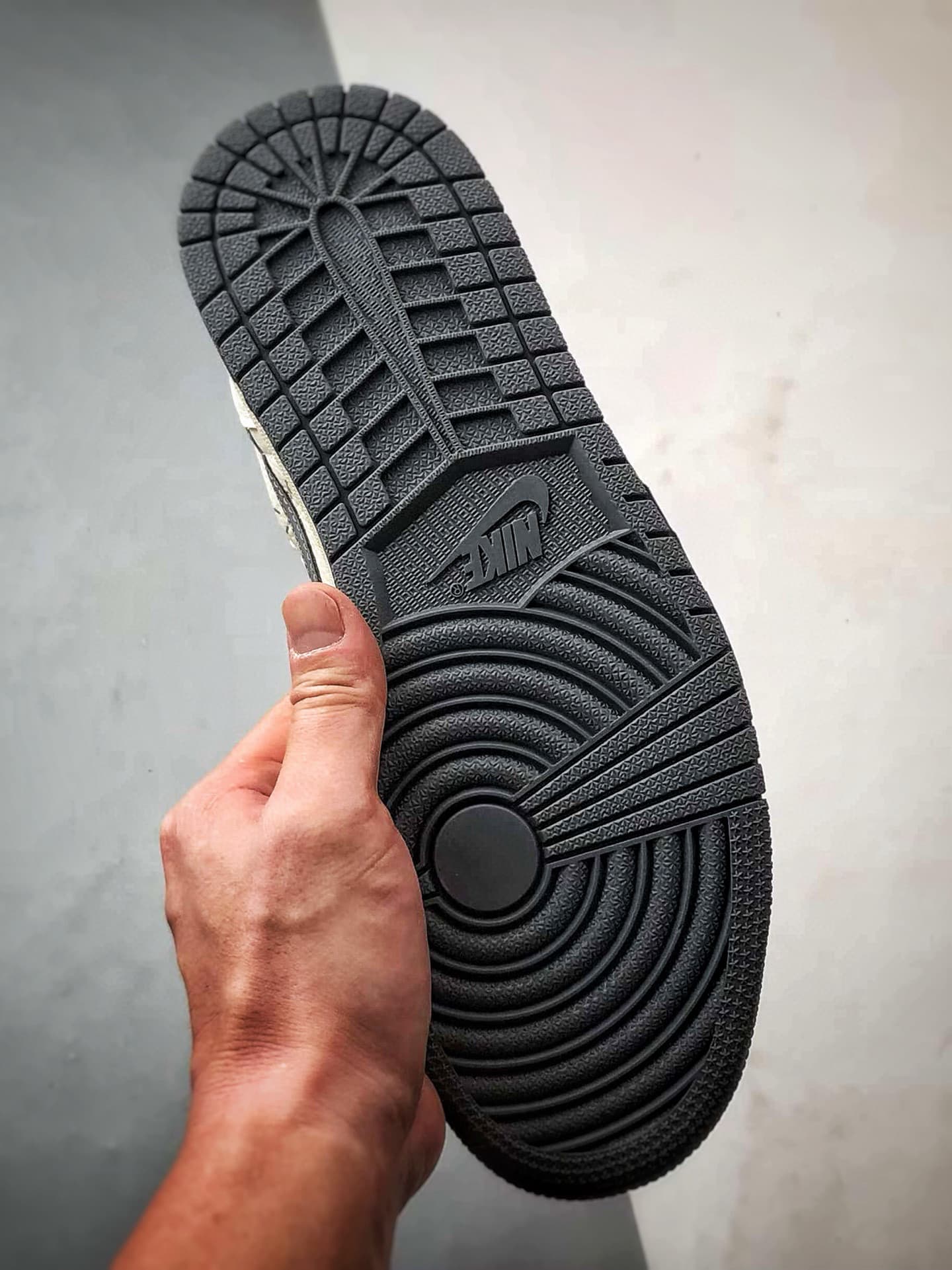 Yupoo AJ1 Low OG Inspired Sneakers - Custom Grey/White image 7