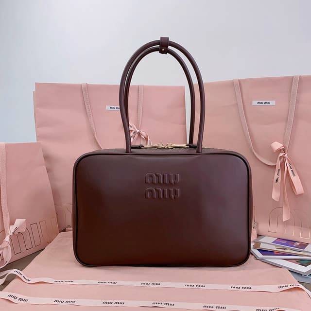 Yupoo Bag Rep Bag Miu Miu Bowling Bag – Calfskin image 2