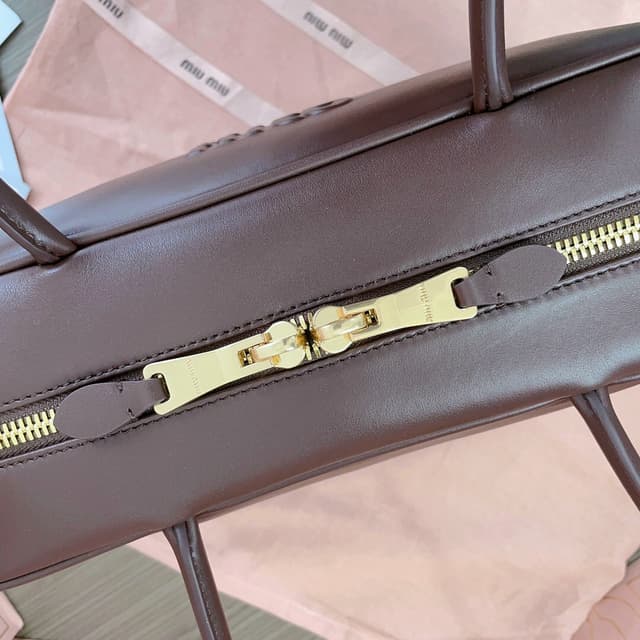 Yupoo Bag Rep Bag Miu Miu Bowling Bag – Calfskin image 5