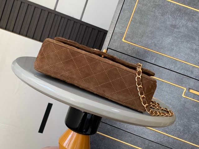 Yupoo Chanel 2.55 / CF Suede Flap Bag – Brown | Rep Bags image 8