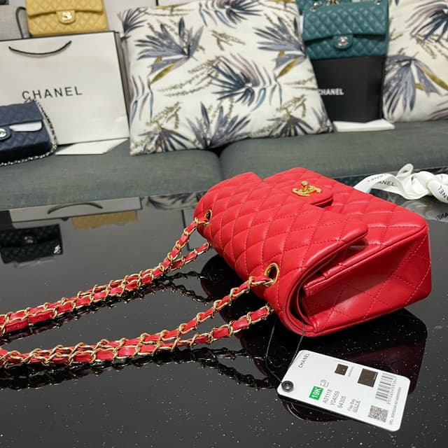 Yupoo Chanel Classic Flap 25cm red | Rep Bags image 6