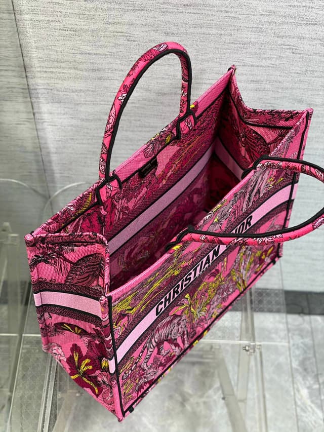 Yupoo Christian Dior Book Tote – Pink Elephant | Rep Bags image 5