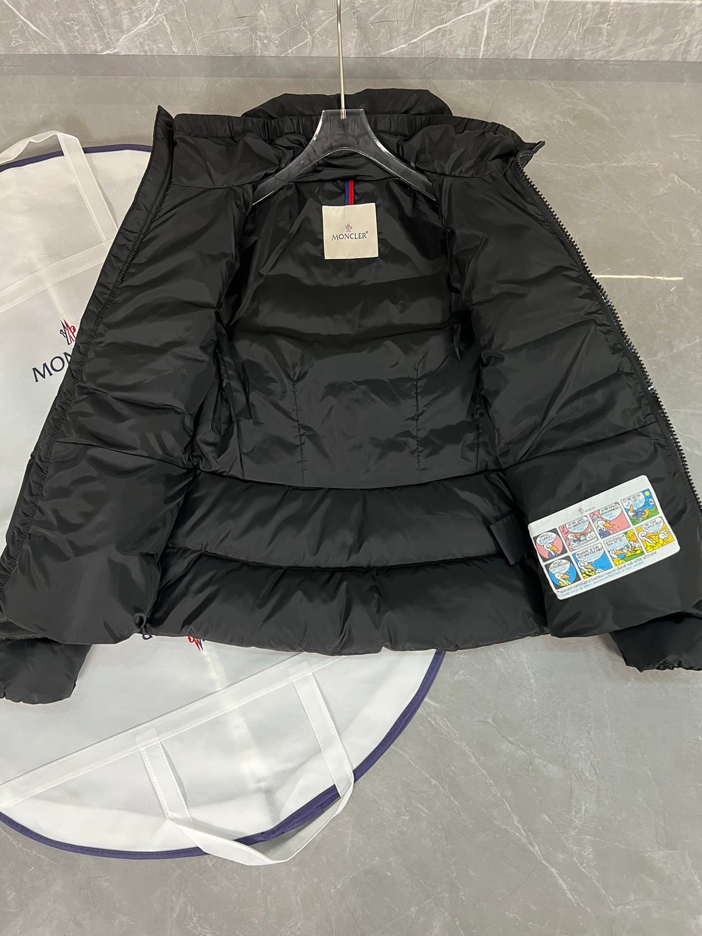 Yupoo Coat: Moncler Black Artemis Rep Coat | Waist-Defining Puffer image 2