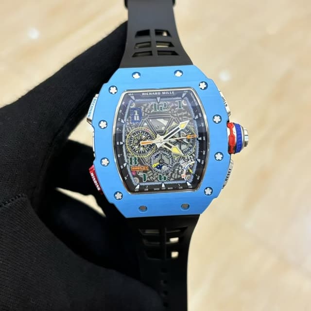 YupooPA 2025 Richard Mille RM65-01 Watch Vibrant Yellow & Tiffany Blue | Yupoo Rep Watches image 2