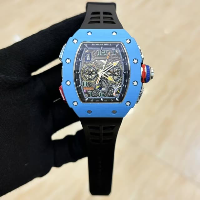 YupooPA 2025 Richard Mille RM65-01 Watch Vibrant Yellow & Tiffany Blue | Yupoo Rep Watches image 3