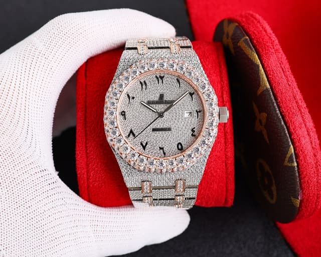 YupooPA AP Royal Oak 50th 15510 Men's Watch with Diamond Bezel | Yupoo Rep Watches image 1
