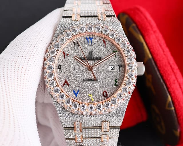 YupooPA AP Royal Oak 50th 15510 Men's Watch with Diamond Bezel | Yupoo Rep Watches image 5