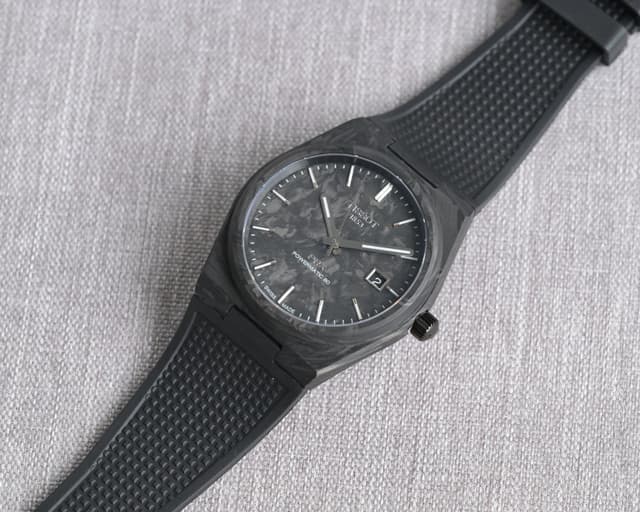 Best quanlity Rep Watches Tissot PRX Poweramtic 80 Black Warrior Carbon Fiber Watch | Yupoo image 4