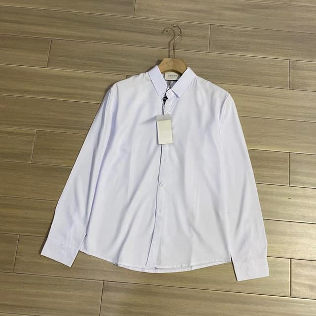 YupooPA GUCCI Bee Embroidery Stripe Wrinkle-Resistant Long-Sleeve Shirt | Yupoo Rep Clothing image 4