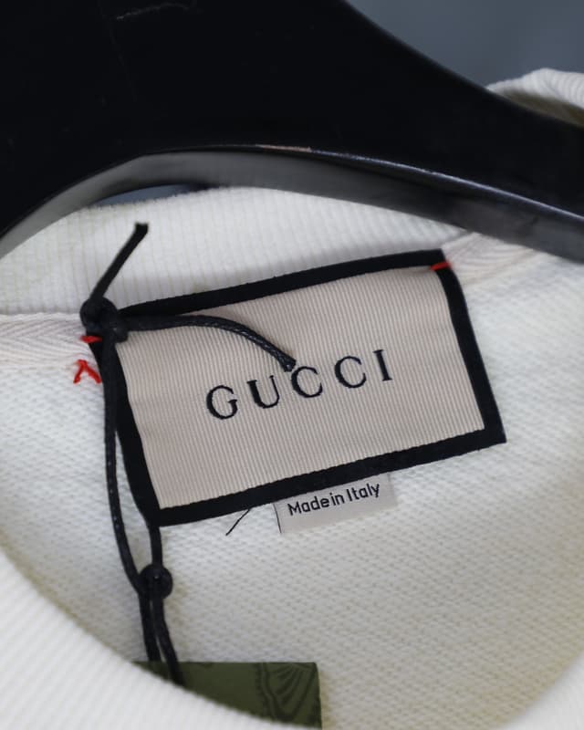 YupooPA GUCCI Blue Hat Puppy Print Crewneck Sweatshirt 2025 | Yupoo Rep Clothing image 4