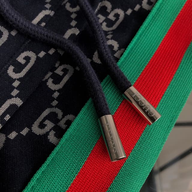 YupooPA Gucci 2025SS New Webbing Print Logo Couples Sweatpants | Yupoo Rep Clothing image 5