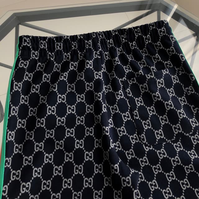 YupooPA Gucci 2025SS New Webbing Print Logo Couples Sweatpants | Yupoo Rep Clothing image 6