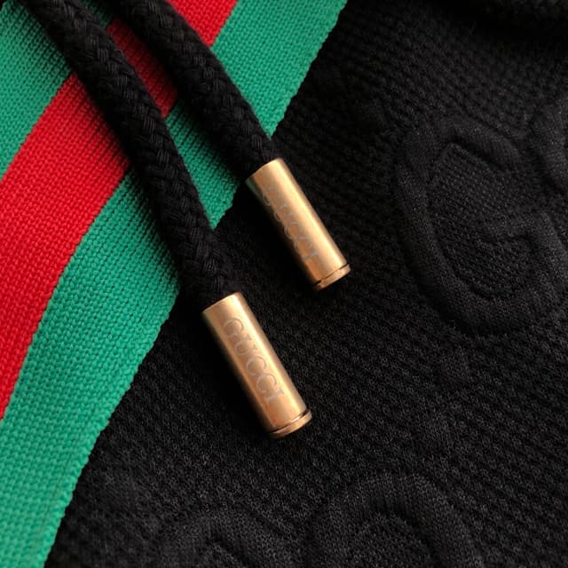 YupooPA Gucci 25SS New Webbing All-Print Logo Patchwork Couples' Jacket | Yupoo Rep Clothing image 5