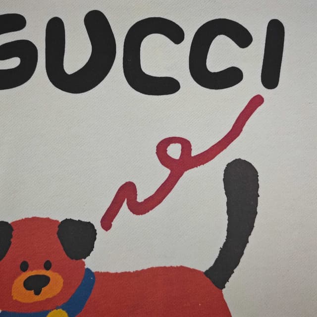 YupooPA Gucci New Cartoon Red Dog Print Couples' Crewneck Sweatshirt | Yupoo Rep Clothing image 5