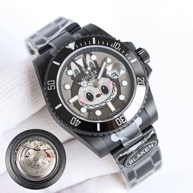 YupooPA Rolex & Labubu B33 BLAKEN Ltd Pink Submariner 40mm | Yupoo Rep Watches image 1