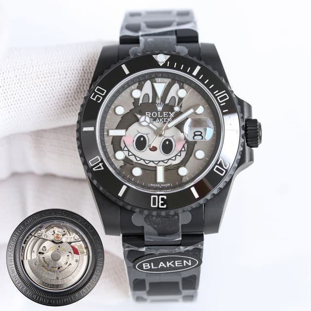 YupooPA Rolex & Labubu B33 BLAKEN Ltd Pink Submariner 40mm | Yupoo Rep Watches image 2