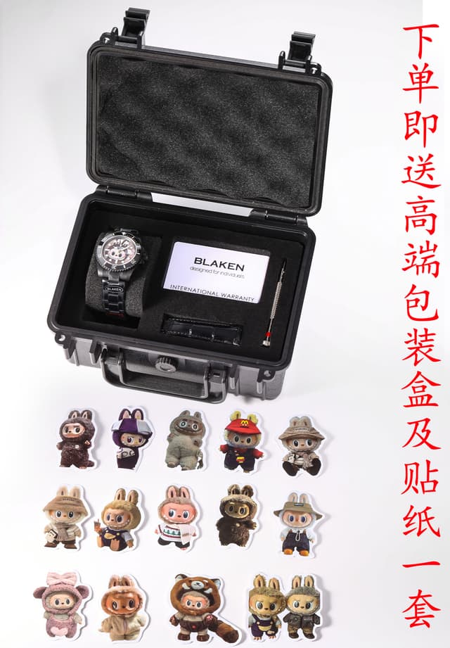 YupooPA Rolex & Labubu B33 BLAKEN Ltd Pink Submariner 40mm | Yupoo Rep Watches image 4