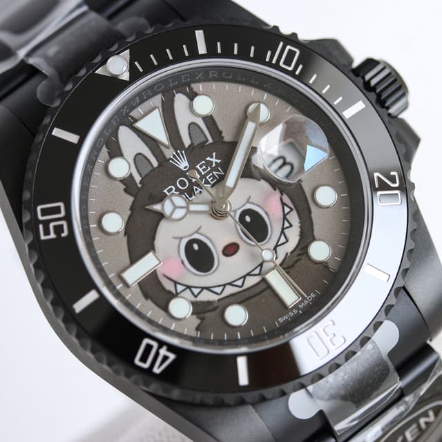 YupooPA Rolex & Labubu B33 BLAKEN Ltd Pink Submariner 40mm | Yupoo Rep Watches image 5