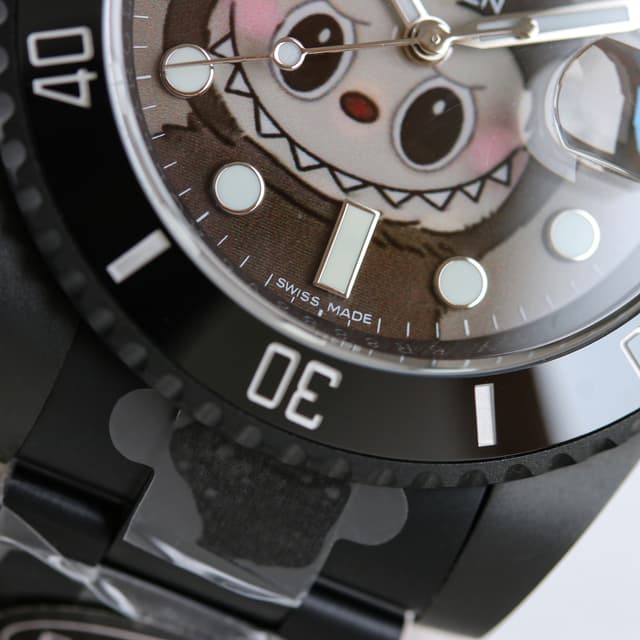 YupooPA Rolex & Labubu B33 BLAKEN Ltd Pink Submariner 40mm | Yupoo Rep Watches image 6