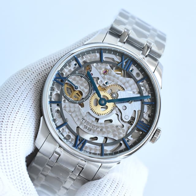 YupooPA Tissot Le Locle Skeleton Rep | 42mm Manual Wind Watch | Yupoo image 3